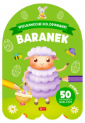 Wielkanocne kolorowanki. Baranek