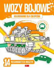 Kolorowanki dla chłopców. Wozy bojowe