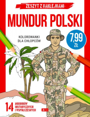 Kolorowanki dla chłopców. Mundur polski