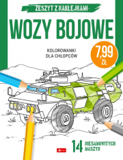 Kolorowanki dla chłopców. Wozy bojowe