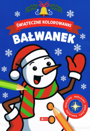 Bałwanek. Świąteczne kolorowanki